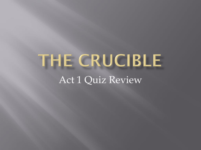 The crucible act 1 quiz