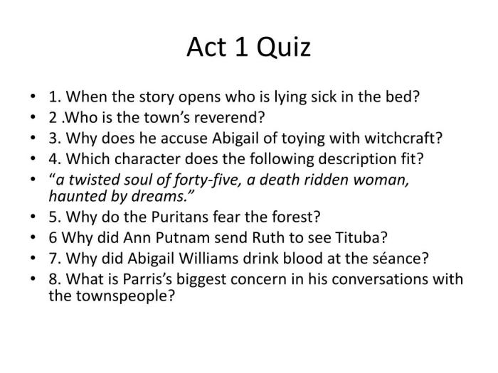 The crucible act 1 quiz