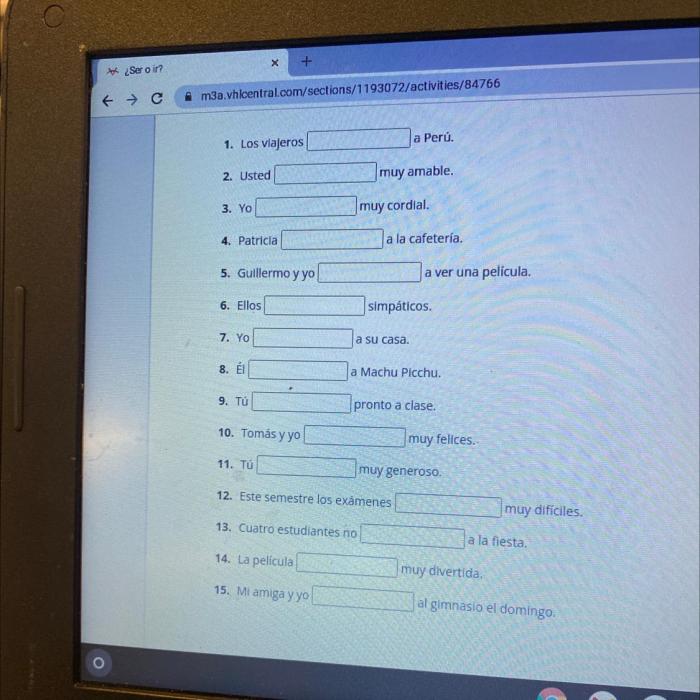 Select the appropriate form of ser to complete the paragraph.