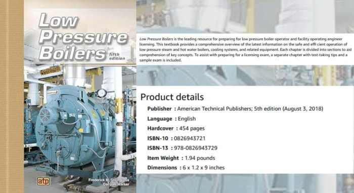 Low pressure boilers 5th edition pdf free